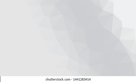 White Polygonal Mosaic Background, Low Poly Style, Vector illustration, Business Design Templates