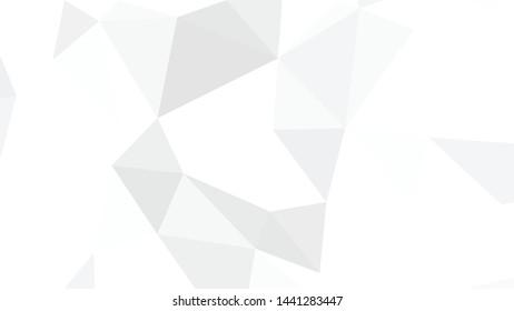 White Polygonal Mosaic Background, Low Poly Style, Vector illustration, Business Design Templates