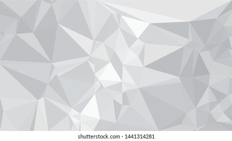 White Polygonal Mosaic Background, Low Poly Style, Vector illustration, Business Design Templates