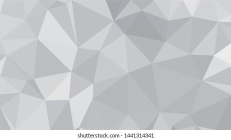White Polygonal Mosaic Background, Low Poly Style, Vector illustration, Business Design Templates