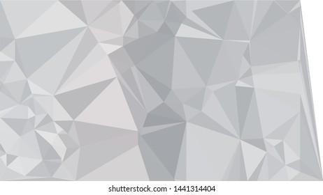 White Polygonal Mosaic Background, Low Poly Style, Vector illustration, Business Design Templates