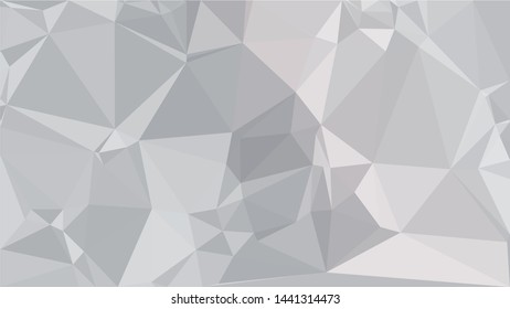 White Polygonal Mosaic Background, Low Poly Style, Vector illustration, Business Design Templates