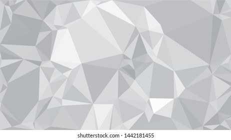 White Polygonal Mosaic Background, Low Poly Style, Vector illustration, Business Design Templates