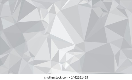 White Polygonal Mosaic Background, Low Poly Style, Vector illustration, Business Design Templates