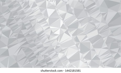 White Polygonal Mosaic Background, Low Poly Style, Vector illustration, Business Design Templates