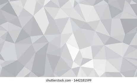White Polygonal Mosaic Background, Low Poly Style, Vector illustration, Business Design Templates