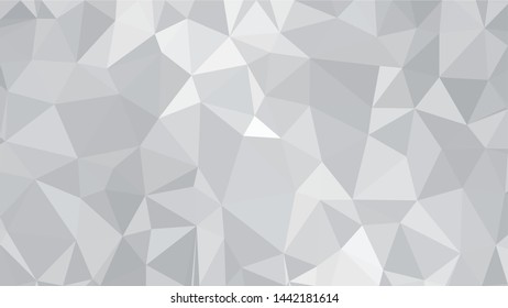 White Polygonal Mosaic Background, Low Poly Style, Vector illustration, Business Design Templates