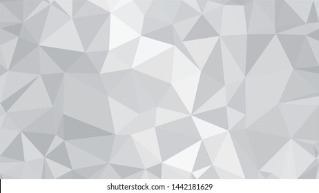 White Polygonal Mosaic Background, Low Poly Style, Vector illustration, Business Design Templates