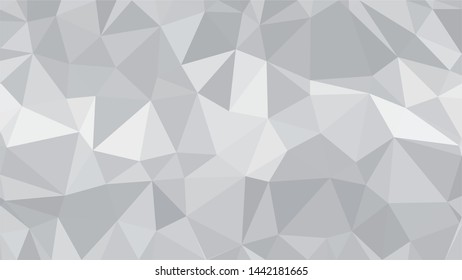 White Polygonal Mosaic Background, Low Poly Style, Vector illustration, Business Design Templates
