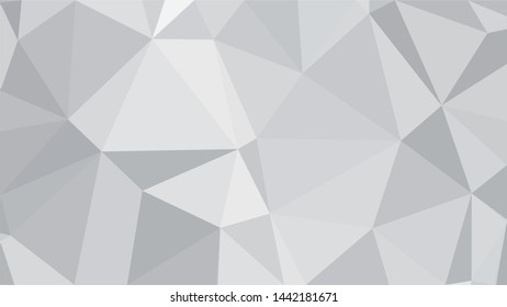 White Polygonal Mosaic Background, Low Poly Style, Vector illustration, Business Design Templates