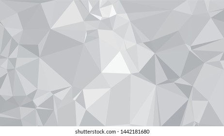 White Polygonal Mosaic Background, Low Poly Style, Vector illustration, Business Design Templates