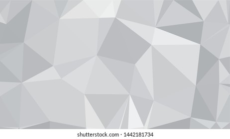 White Polygonal Mosaic Background, Low Poly Style, Vector illustration, Business Design Templates