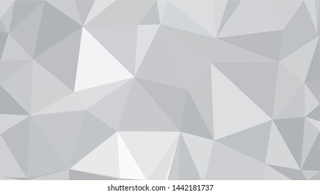 White Polygonal Mosaic Background, Low Poly Style, Vector illustration, Business Design Templates