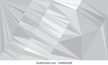 White Polygonal Mosaic Background, Low Poly Style, Vector illustration, Business Design Templates