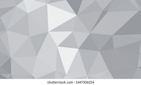 White Polygonal Mosaic Background, Low Poly Style, Vector illustration, Business Design Templates