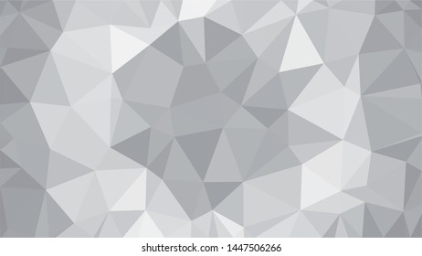 White Polygonal Mosaic Background, Low Poly Style, Vector illustration, Business Design Templates