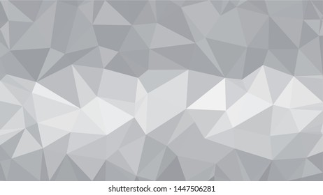 White Polygonal Mosaic Background, Low Poly Style, Vector illustration, Business Design Templates