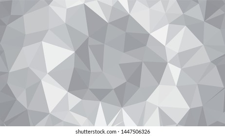 White Polygonal Mosaic Background, Low Poly Style, Vector illustration, Business Design Templates