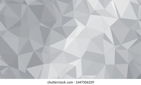 White Polygonal Mosaic Background, Low Poly Style, Vector illustration, Business Design Templates