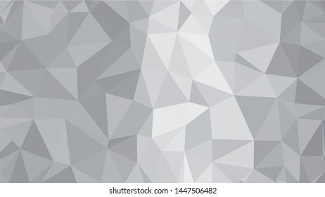White Polygonal Mosaic Background, Low Poly Style, Vector illustration, Business Design Templates