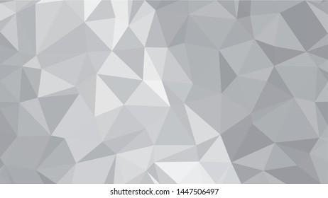 White Polygonal Mosaic Background, Low Poly Style, Vector illustration, Business Design Templates