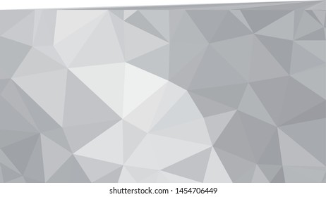 White Polygonal Mosaic Background, Low Poly Style, Vector illustration, Business Design Templates
