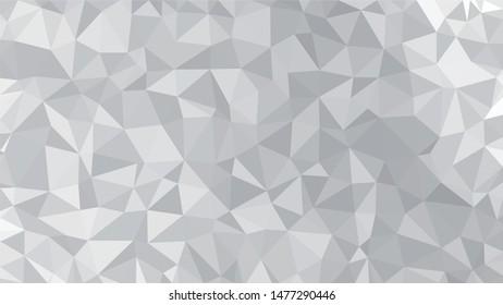 White Polygonal Mosaic Background, Low Poly Style, Vector illustration, Business Design Templates