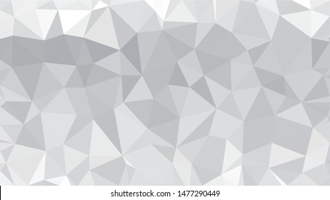 White Polygonal Mosaic Background, Low Poly Style, Vector illustration, Business Design Templates