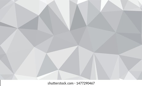 White Polygonal Mosaic Background, Low Poly Style, Vector illustration, Business Design Templates