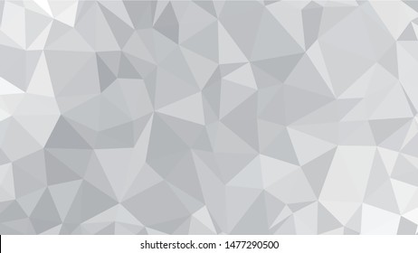 White Polygonal Mosaic Background, Low Poly Style, Vector illustration, Business Design Templates