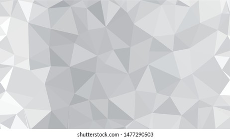 White Polygonal Mosaic Background, Low Poly Style, Vector illustration, Business Design Templates