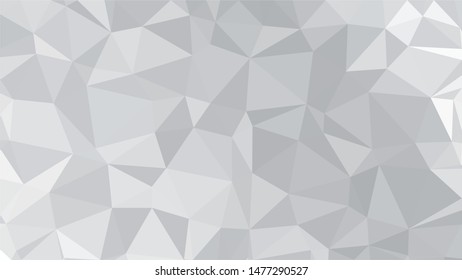 White Polygonal Mosaic Background, Low Poly Style, Vector illustration, Business Design Templates