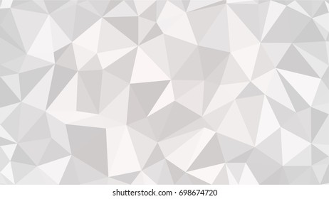 White Polygonal Mosaic Background, Low Poly Style, Vector illustration, Business Design Templates.