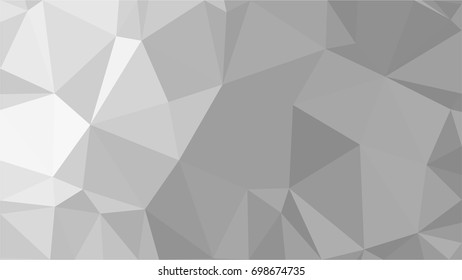 White Polygonal Mosaic Background, Low Poly Style, Vector illustration, Business Design Templates.