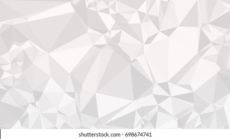 White Polygonal Mosaic Background, Low Poly Style, Vector illustration, Business Design Templates.