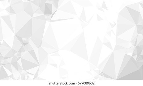 White Polygonal Mosaic Background, Low Poly Style, Vector illustration, Business Design Templates.