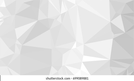 White Polygonal Mosaic Background, Low Poly Style, Vector illustration, Business Design Templates.