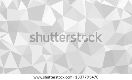 White Polygonal Mosaic Background, Low Poly Style, Vector illustration, Business Design Templates