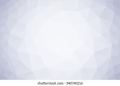 White Polygonal Studio Background, Vector simple backdrop