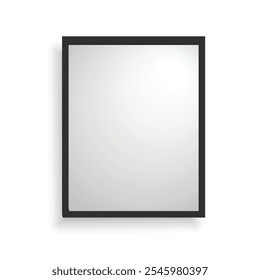 White Poster Frame Board Mockup Blank Template Presentation Business