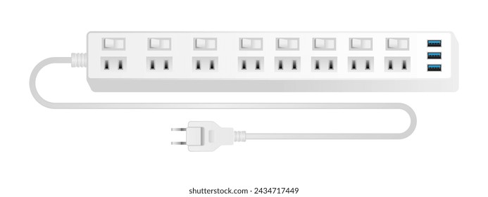 White power adapter _8 It is an illustration of 3 ports with 3.0 3.0 port.