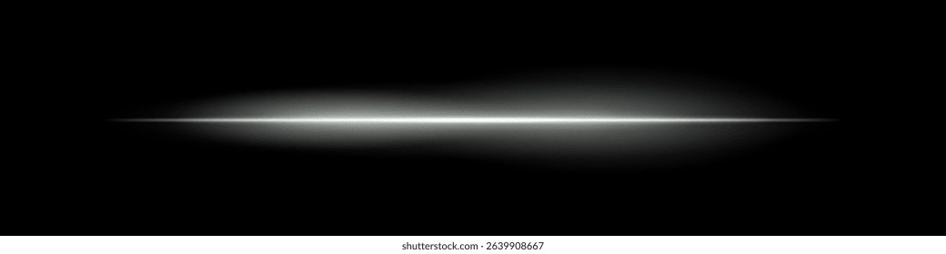 White power streak. Focused beam with intense glow and wide radial blur, creating hot energy feel on black background. Great for sci-fi, flame, speed visuals.