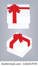 White present. vector illustration