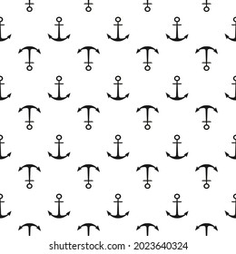 white print anchor. seamless anchors for clothing or print.