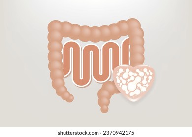 white probiotic ad concept with cosmetic advertising background ready to use illustration vector.	
