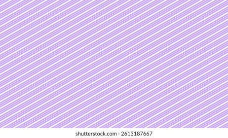 White and purple diagonal stripes background. Lines seamless pattern. Cute background with diagonal line.	