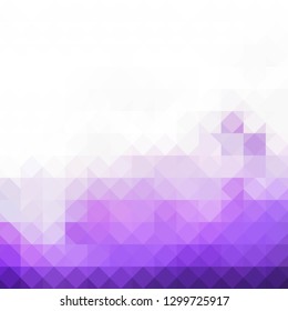 white and purple geometric background. mosaic style
