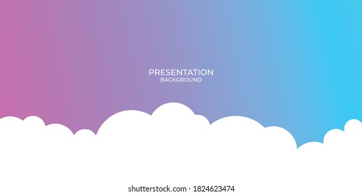 White and purple gradient background with abstract graphic elements for presentation and web header design. Vector illustration for business, corporate, institution, festive, seminar, and talks