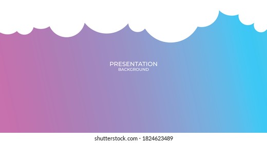 White and purple gradient background with abstract graphic elements for presentation and web header design. Vector illustration for business, corporate, institution, festive, seminar, and talks