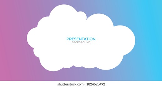 Fondo de gradiente blanco y morado con elementos gráficos abstractos para presentación y diseño de cabecera web. Ilustración vectorial para empresas, empresas, instituciones, festivos, seminarios y charlas